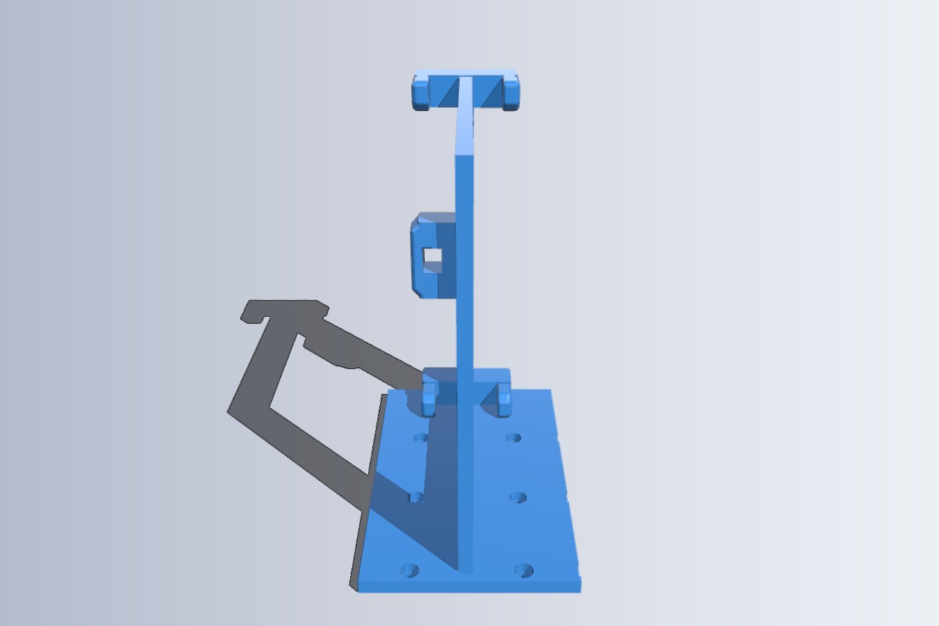 Dual Vertical Rev hub mount with USB strain relief