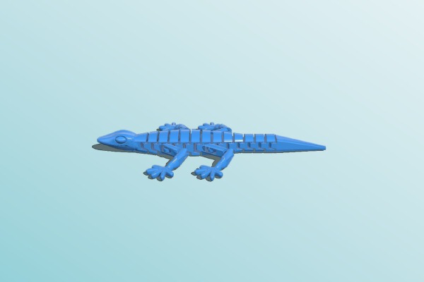 Flexible lizard | 3d print model