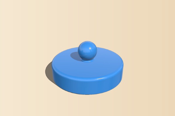 Ball Mason Jar Lid - Non-screw type | 3d print model