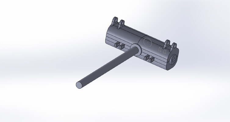 Locked Live Rear Axel | 3d print model