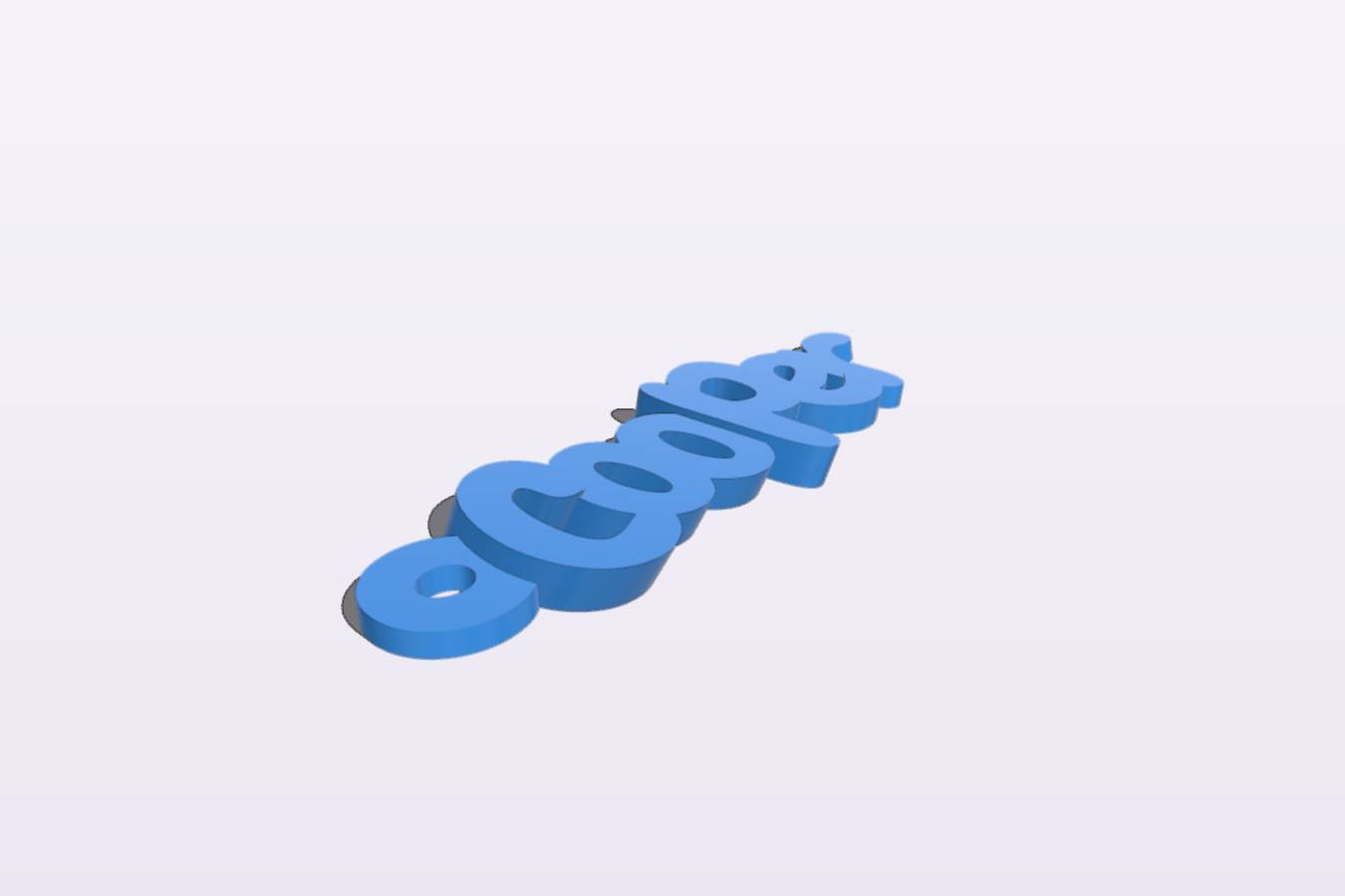 Cooper keychain