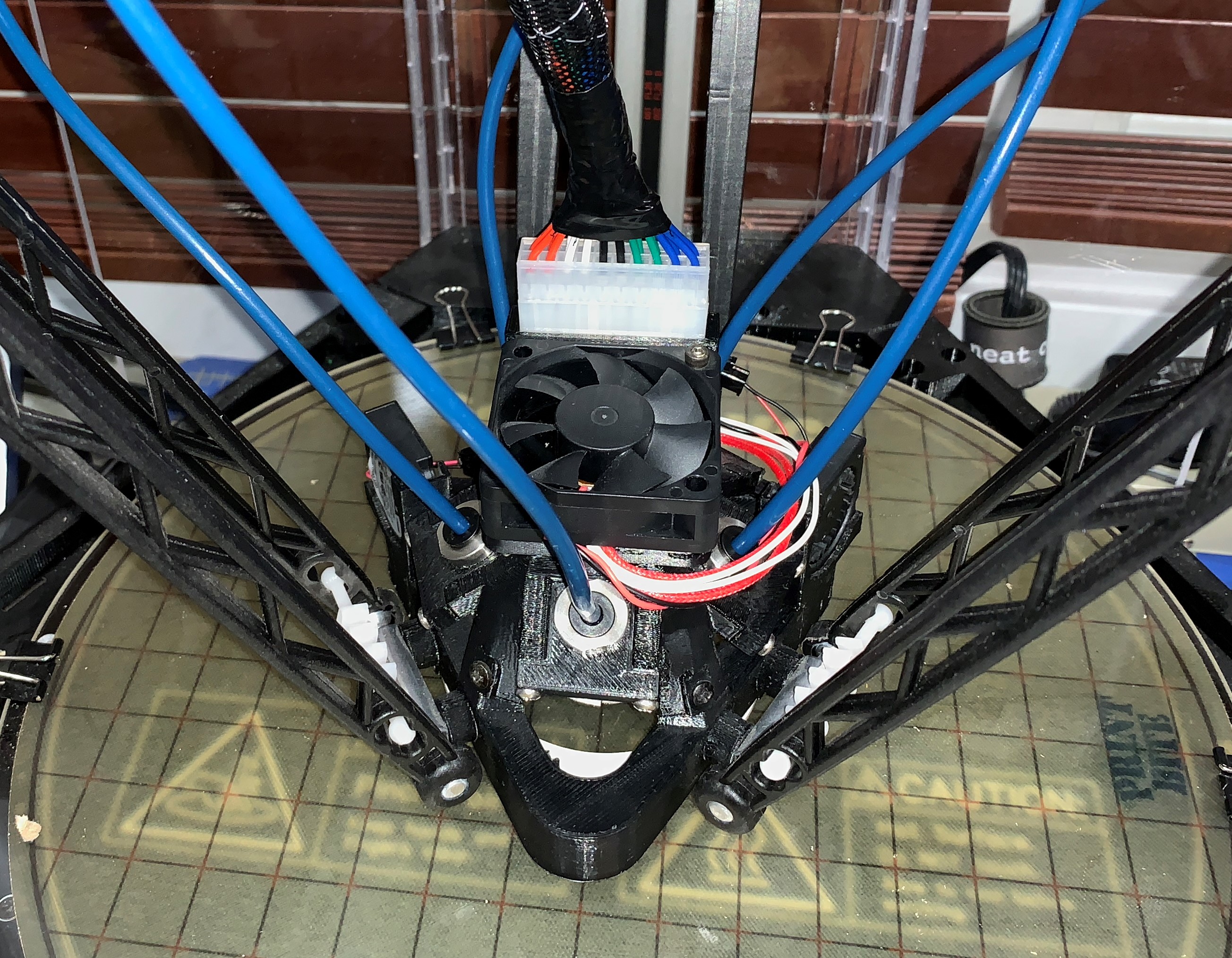 Diamond Full Color Hotend Mount for Delta Printer