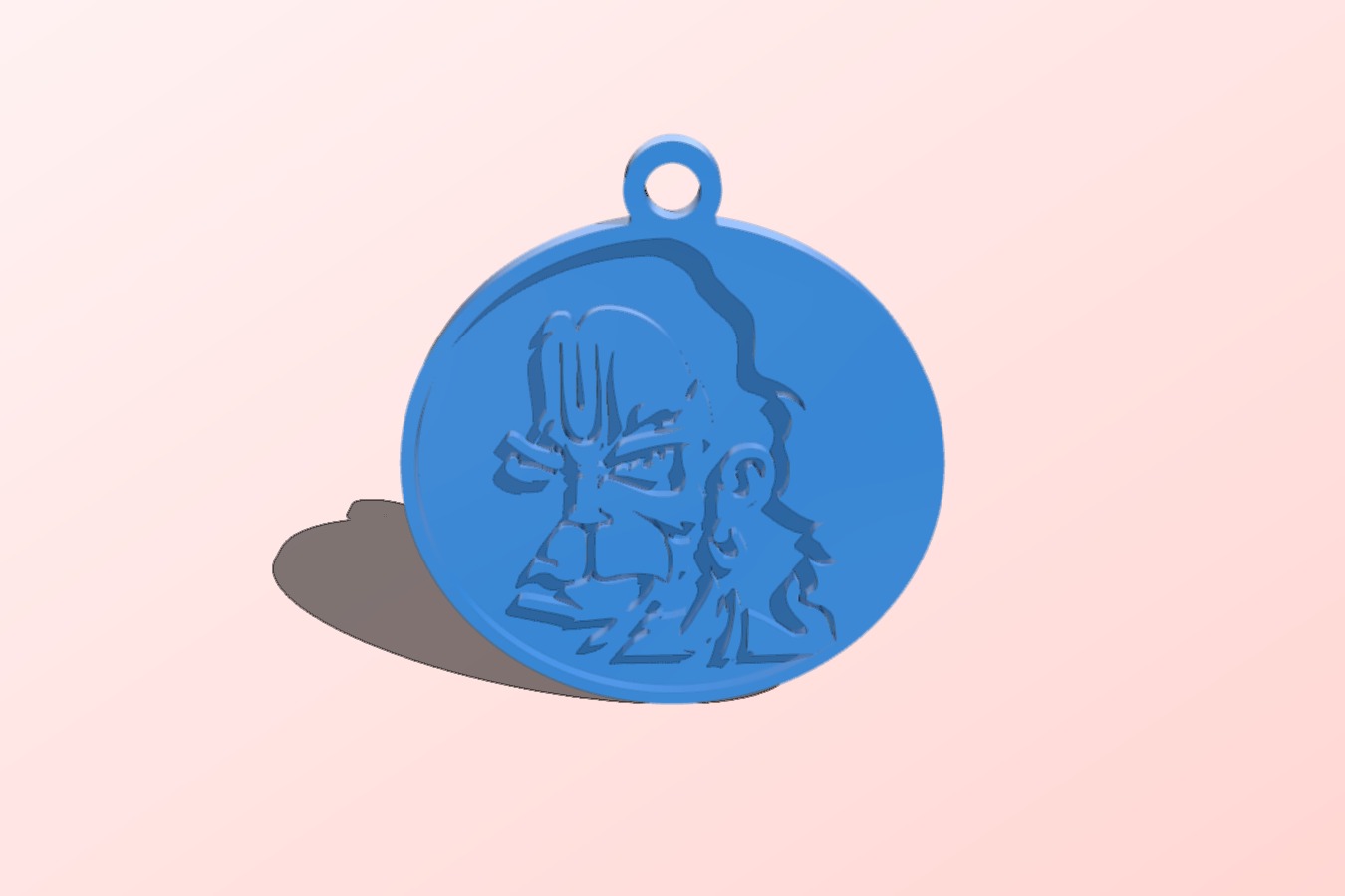 Indian god Hanuman Key chain
