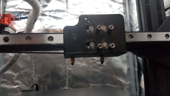 Ender 3 V2 X-Axis linear rail bracket | 3d print model
