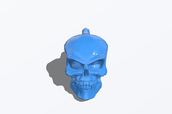 Skull keychain | 3d print model