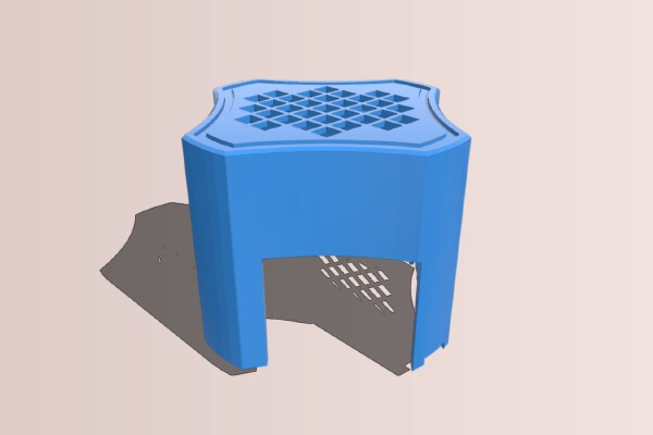 Ender 3 V2 Hotend enclosure modified for 4020 fan (40x20mm) | 3d print model