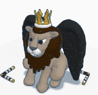 King Moon Racer from Rudolph the red-nosed reindeer (Full Color Diamond Head) | 3d print model