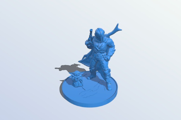 The Mandalorian - Mudhorn Clan (Smaller file - No Support) | 3d print model