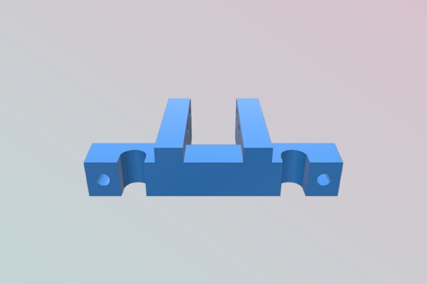 Decoupled Mendel X vert drive side plate 360 | 3d print model