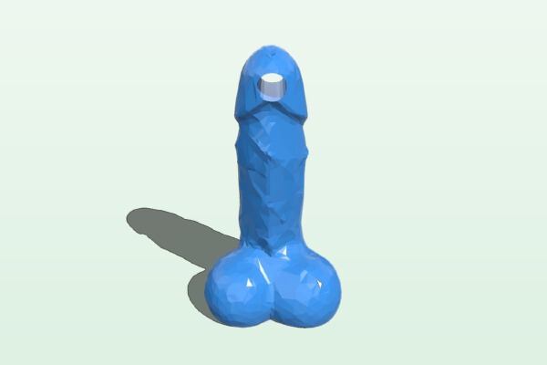 Keychain Penis | 3d print model