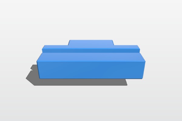 Enhanced front window clip Audi A6 C5 | 3d print model