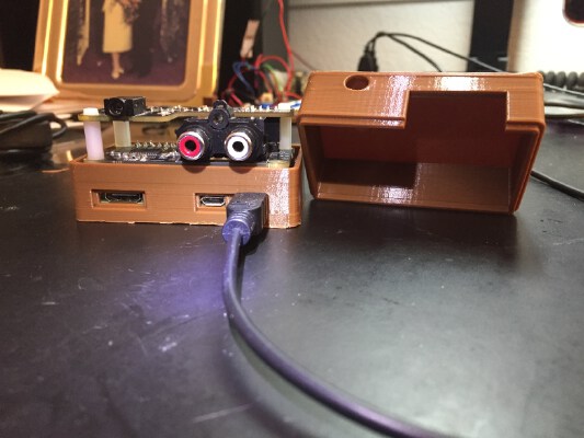IQAudio Pi DAC Zero plus Headphone Case | 3d print model