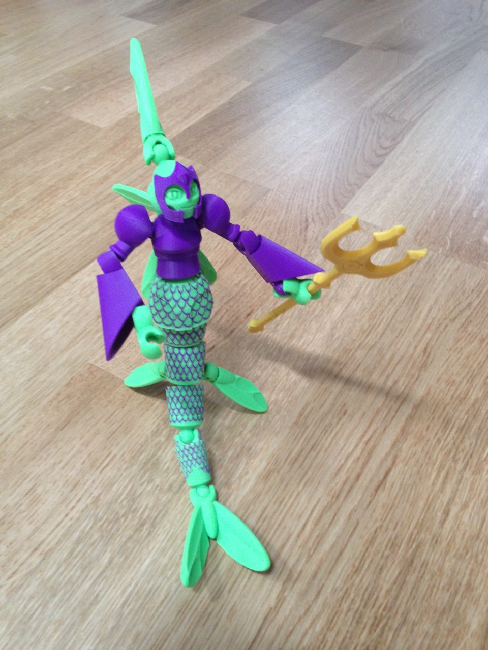Tinkerplay Mermaid for dual material printing
