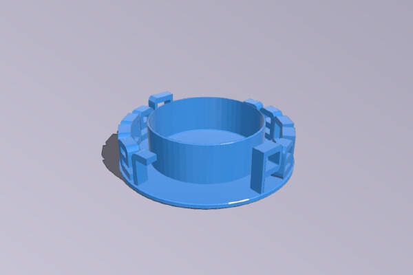 Pepper Mill Inner Saucer - Diameter Variable | 3d print model