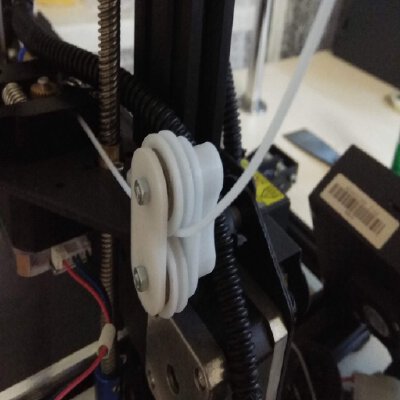 Filament double roller guide Tronxy XY-2 | 3d print model