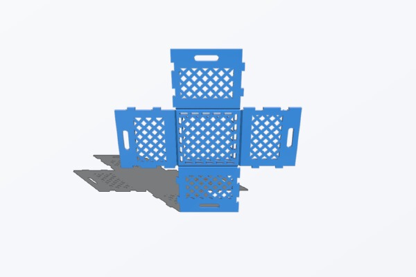 SD Card Milk Crate (FDM optimized) | 3d print model