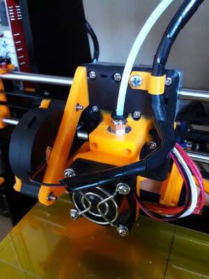 Improved Customizeable Anet A8 E3D v6 E3Dv6 Carriage with 40mm Fan Mount | 3d print model