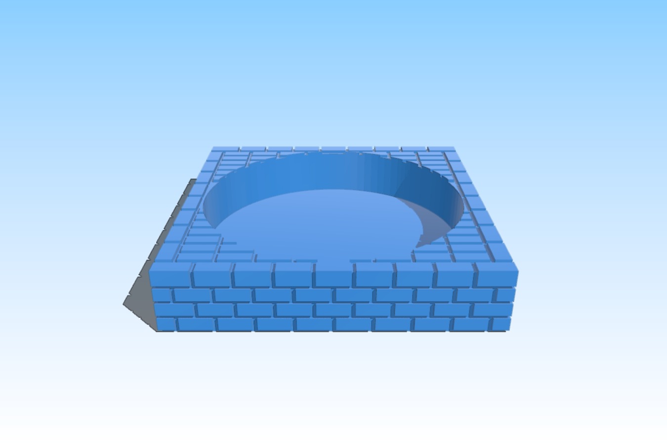 Super Mario Warp Tube Planter Square Solid Bottom Brick Tray