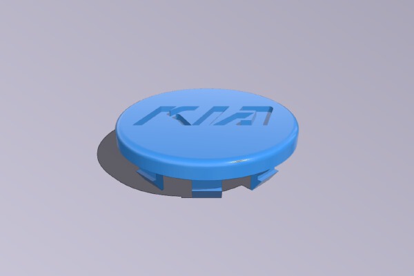 KIA - Wheel Center Cap | 3d print model