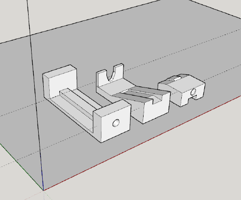 CR-10 Wedge Jack - M4 - 16.5mm base | 3d print model