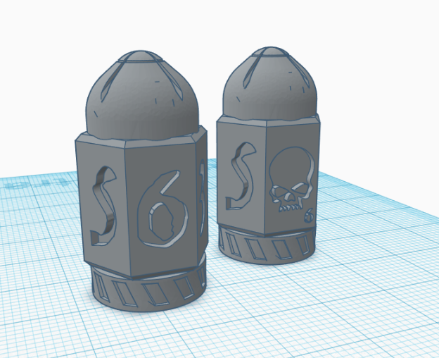 Bolter shell D6 dice