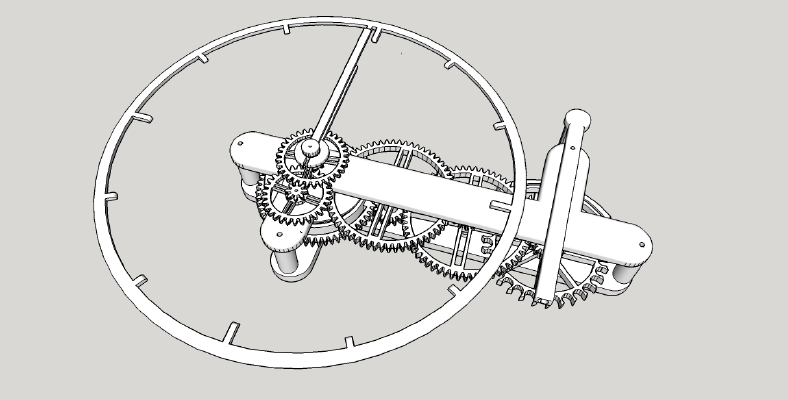 Big Bullseye Clock | 3d print model