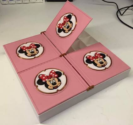 Large Disney jewelry box (Minnie version) | 3d print model