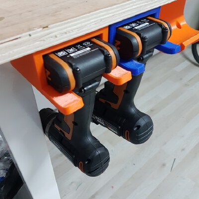 Soporte Taladro Worx _ Worx Drill Bracket | 3d print model