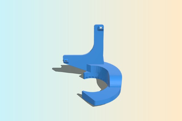 Anycubic Mega-S Part Fan Duct Half-Circle (Remix) | 3d print model