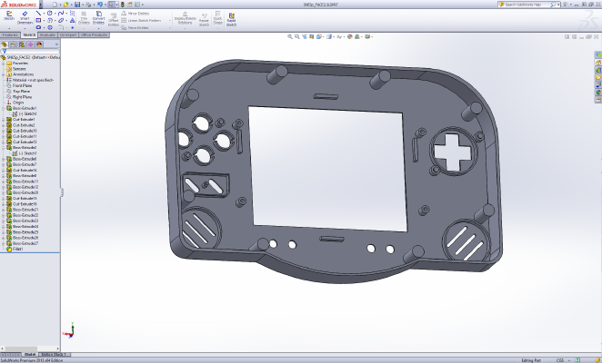 Portable Super Nintendo case | 3d print model