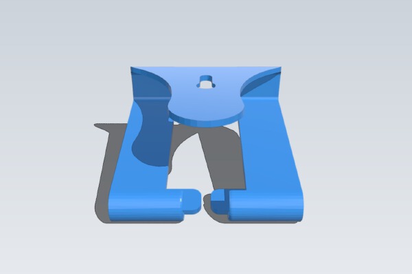 wall mounted phone support | 3d print model