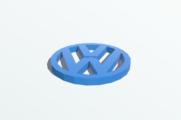 VW Shopping chip | 3d print model