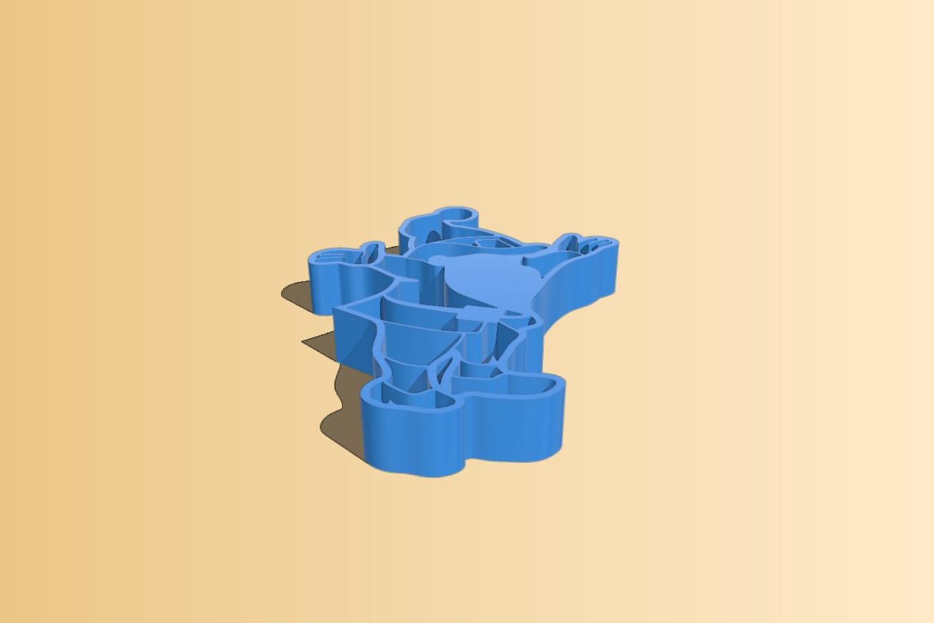 Dwarf cookie cutter - zwergenausstecher