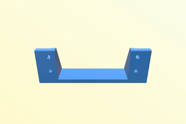 Servo mounting bracket | 3d print model