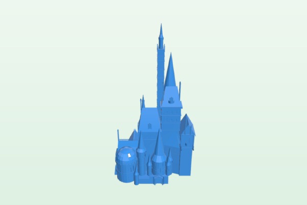 Beauty and the Beast Castle | 3d print model
