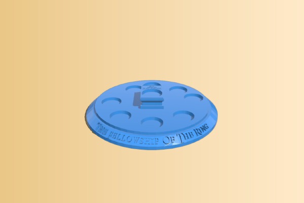 Fellowship Display Base | 3d print model