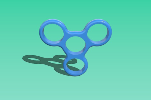 Fidget Spinner 608 Bearings | 3d print model