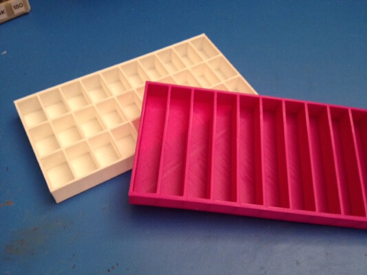 Resistor Organizer Tray and Chest | 3d print model