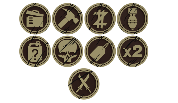 Black Ops Cold War Zombies Power Ups | 3d print model