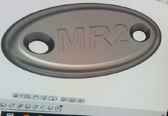MR2 Sunvisor Delete | 3d print model