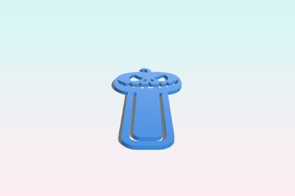 Pumpkin Bookmark for Halloween Reading | 3d print model