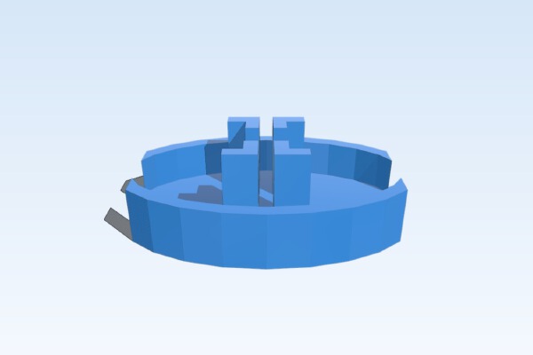 Roller Shades End Cap | 3d print model