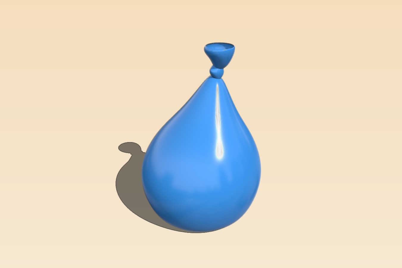 Balloon Gift Box - Vase Mode Print