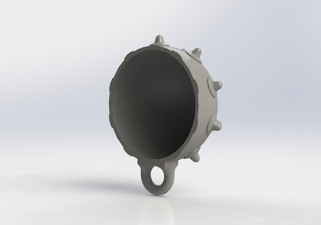 Sea mine for drain stopper