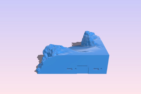 Modular gaming hills - Corner path REMIX | 3d print model