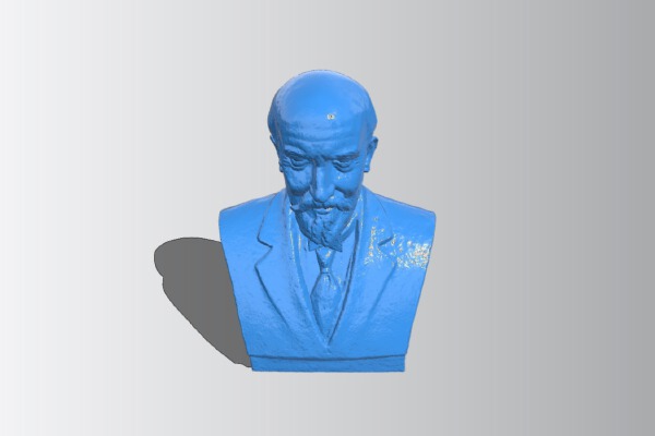 Georges Méliès Bust at the Père Lachaise Cemetery, Paris | 3d print model