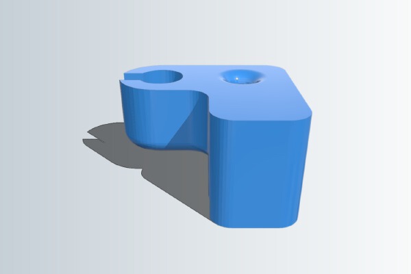 TAZ Filament Guide Tube Restrainer | 3d print model