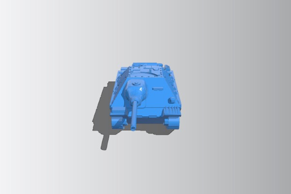 Xmas calendar day 8: Hetzer Kame SP | 3d print model