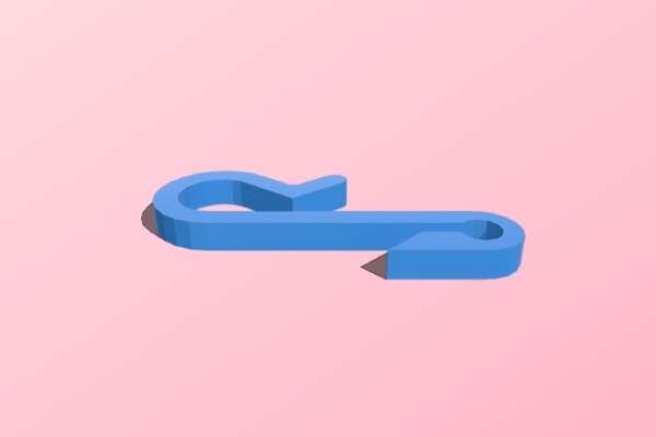Shower Curtain Hooks | 3d print model