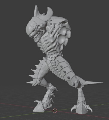 Bug warrior body, without weapons | 3d print model